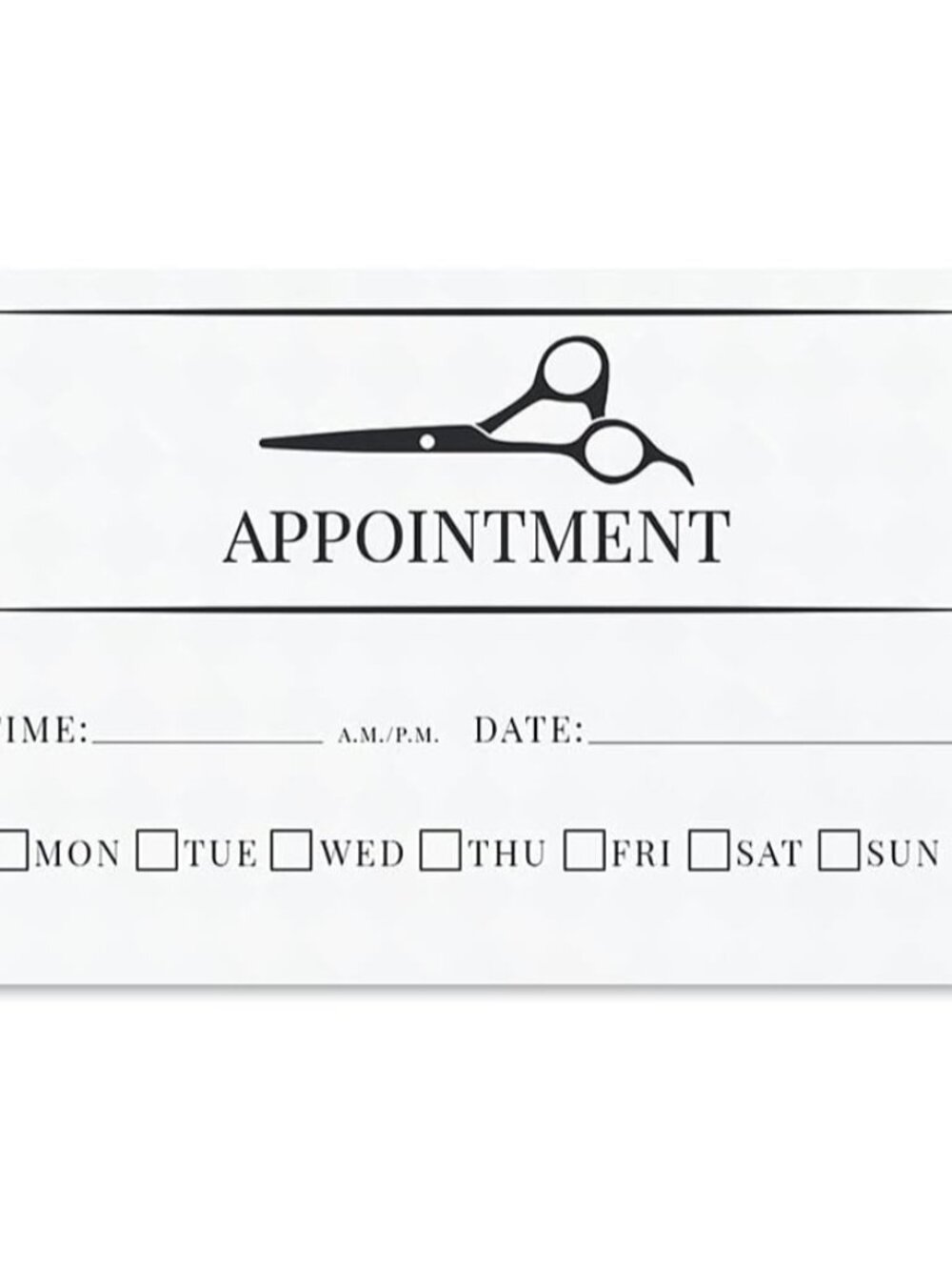 Barber Shop Appointment Business Cards for Client Reminder, Beauty Parlor, Beaut